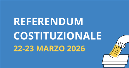 Referendum Costituzionale Confermativo 22 e 23 marzo '26