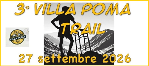 Villa Poma Trail: modifiche alla viabilità 27/09/2026