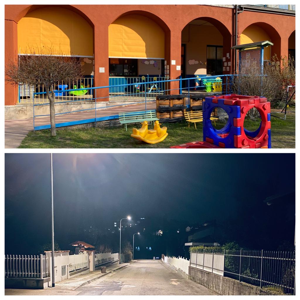 illuminazione pubblica - materna